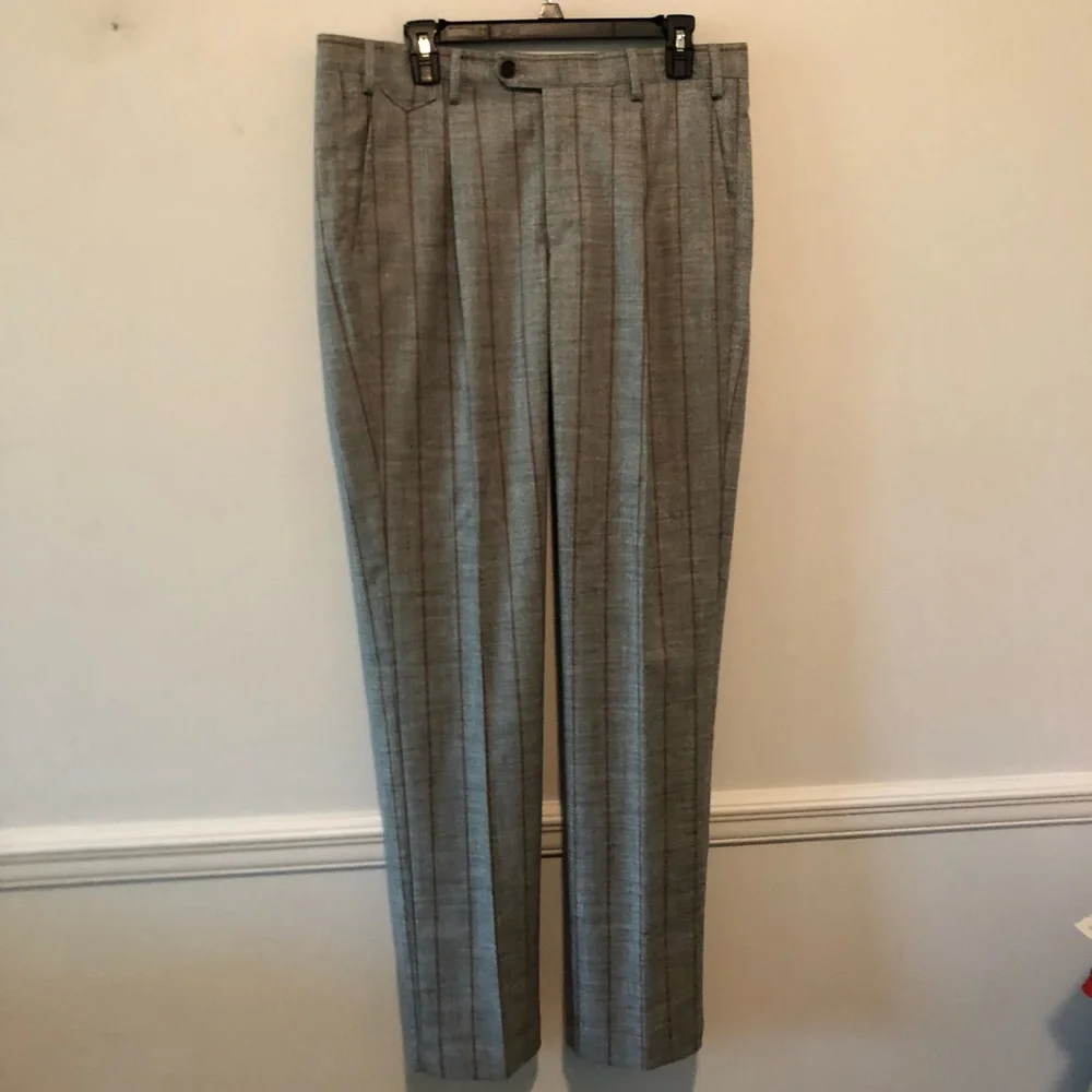 Murano Men Gray Dress Slacks - Picture 3 of 7